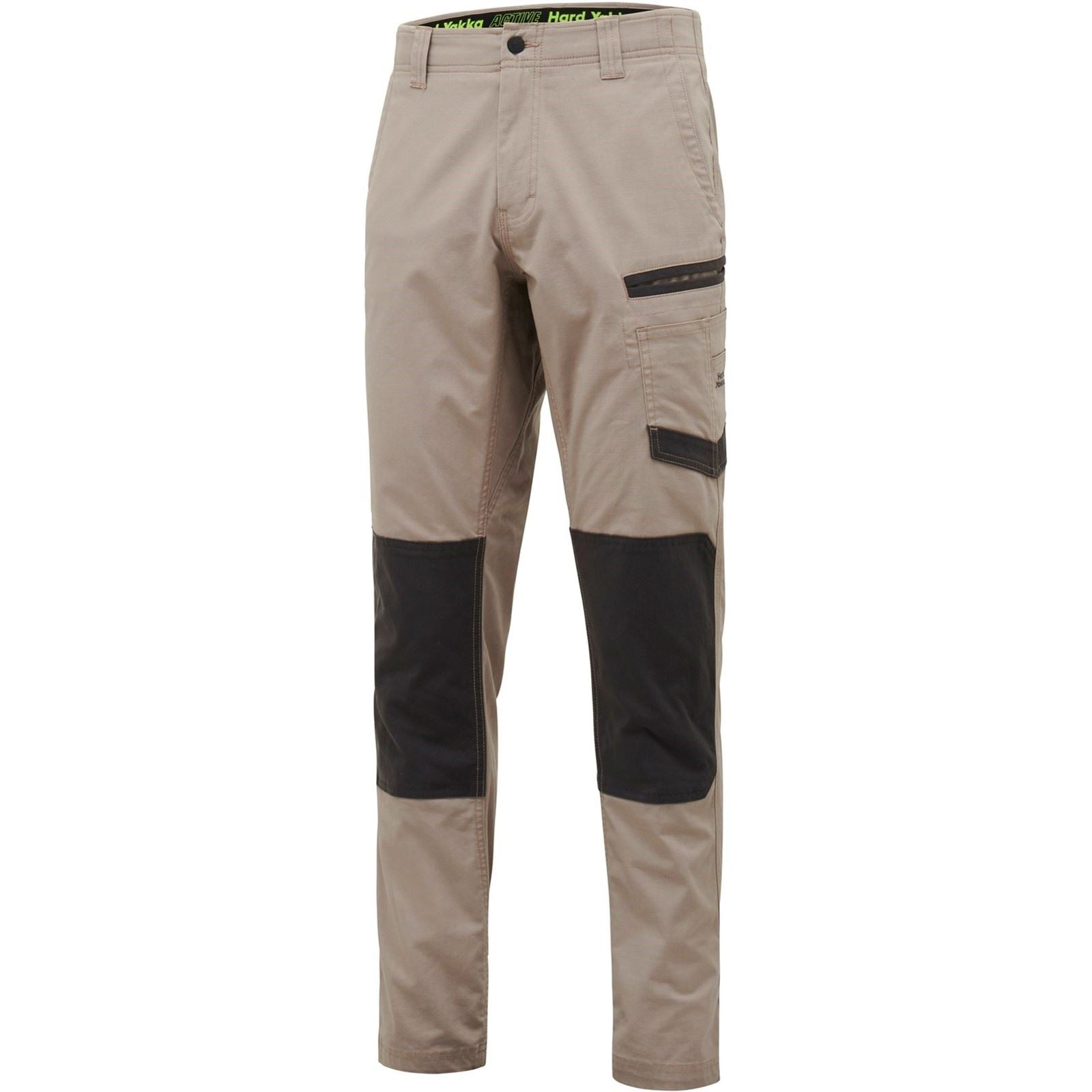 Hard Yakka Raptor Active Pantalons D'extérieur En Coton Pour Hommes Beige