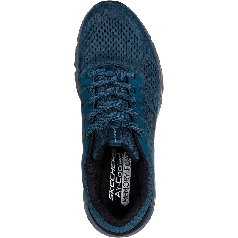 Skechers Skech-Air Ventura Baskets Pour Hommes En Tissu, Couleur Bleu Sarcelle/Noir