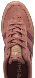 Gola Grandslam Baskets Roses Pour Femmes Suede