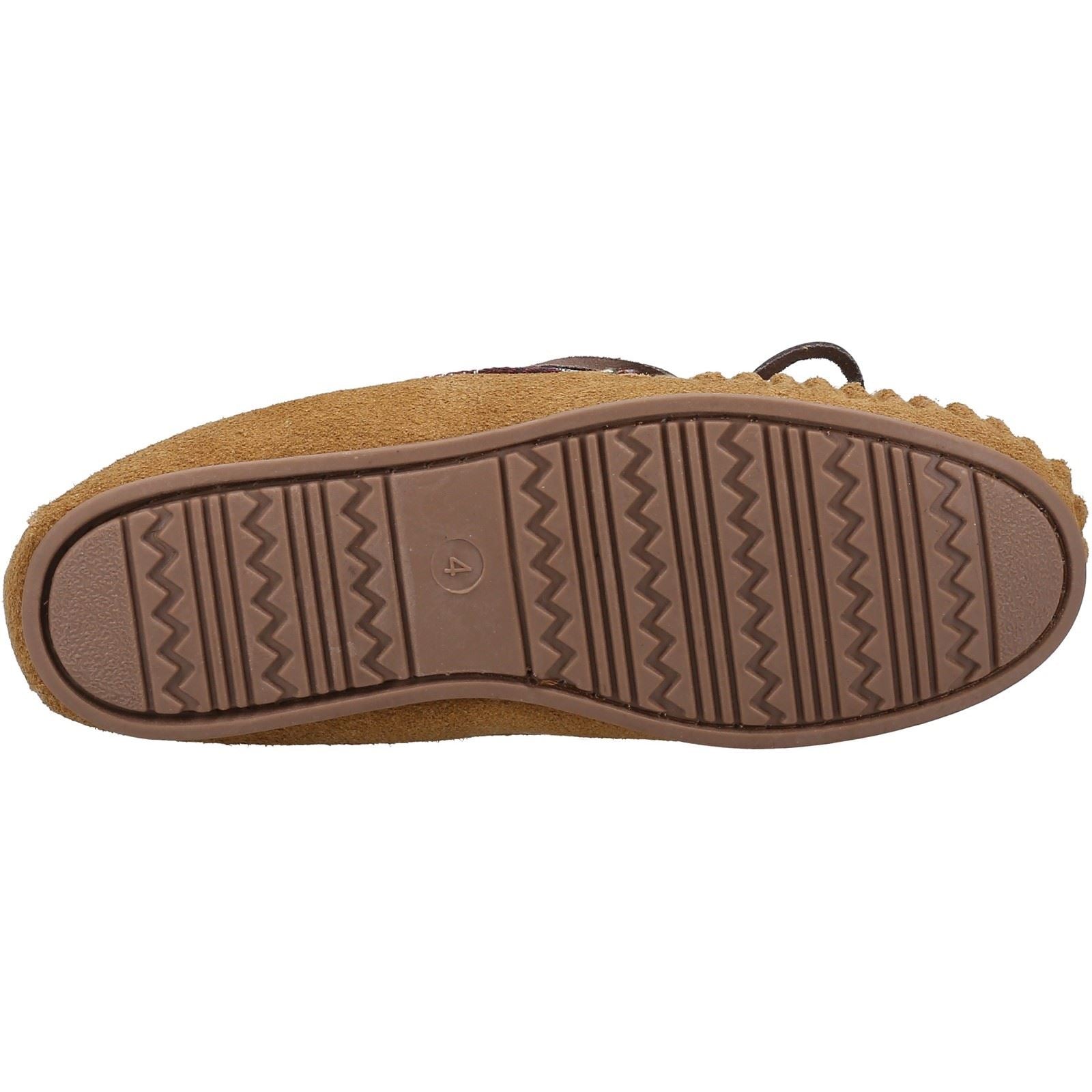 Cotswold Chatsworth Chaussons Pour Femmes En Daim Beige