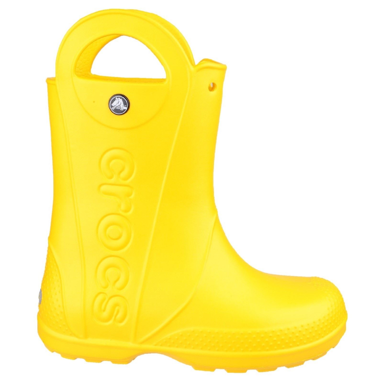 Crocs Handle It Rain Bottes En Caoutchouc Thermoplastique Jaunes