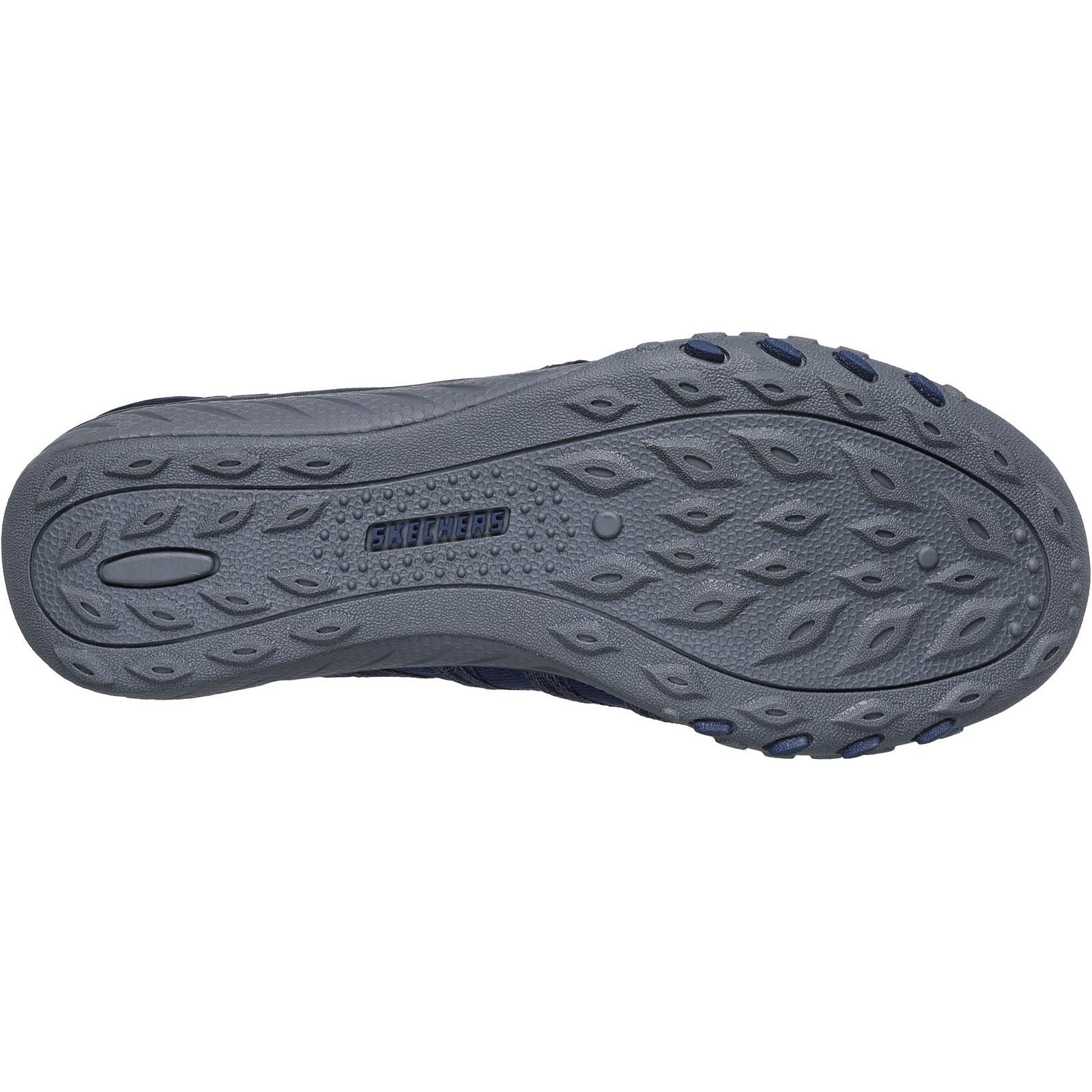 Skechers Breathe-Easy - Roll-With-Me Sneakers En Toile Pour Femmes De Couleur Marine