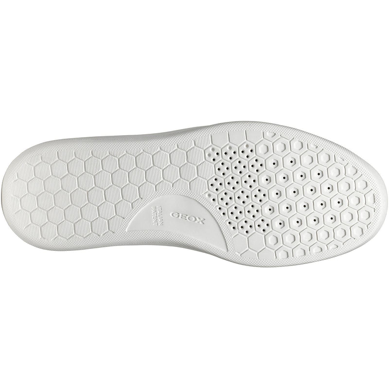 Geox U DEIVEN Chaussures De Sport Pour Homme En Cuir/Suède Couleur Sable/Blanche