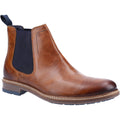Hush Puppies Justin Chelsea Bottes En Cuir Pour Homme Marron Clair