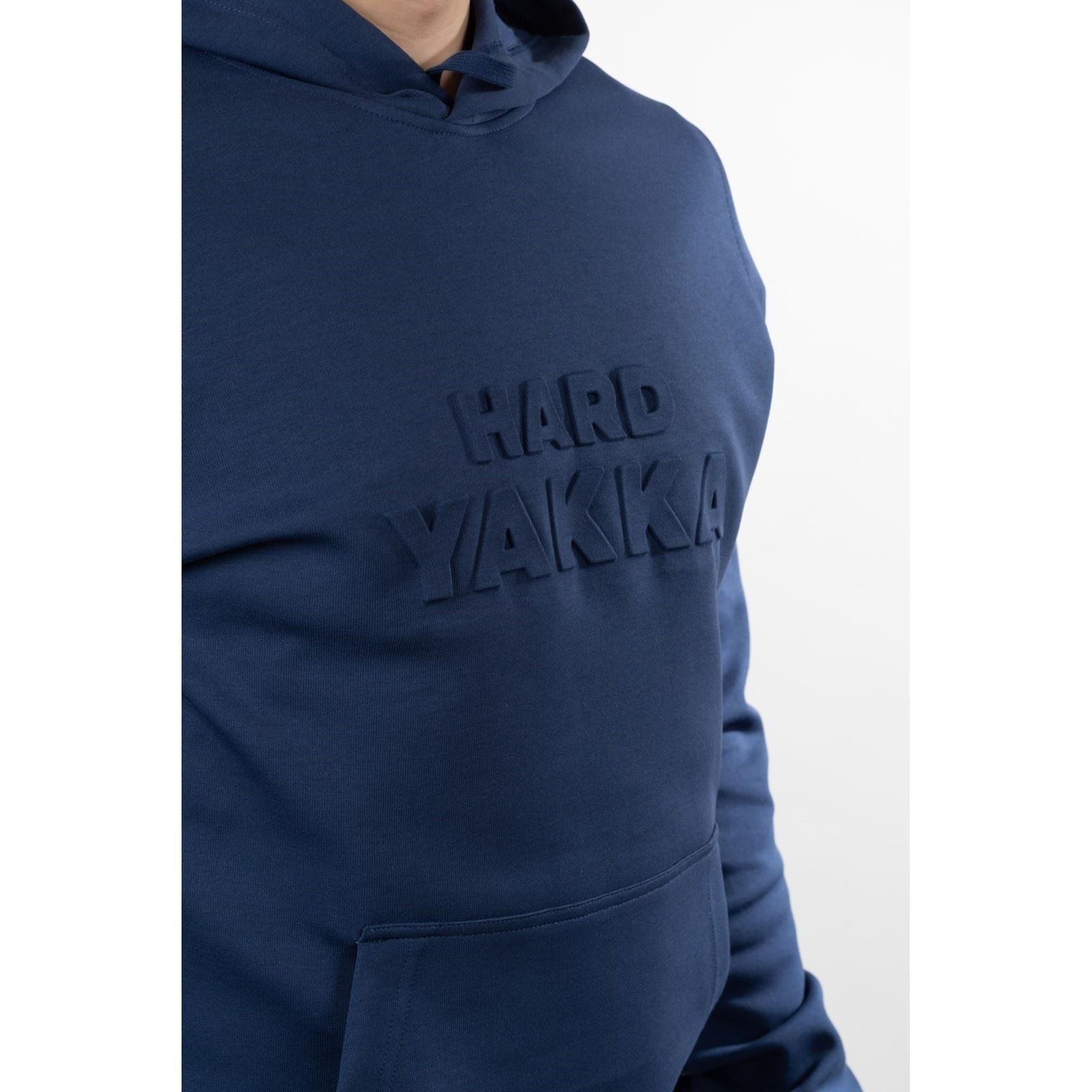 Hard Yakka Embossed Pullover Sweat À Capuche Pour Homme En Coton Violet