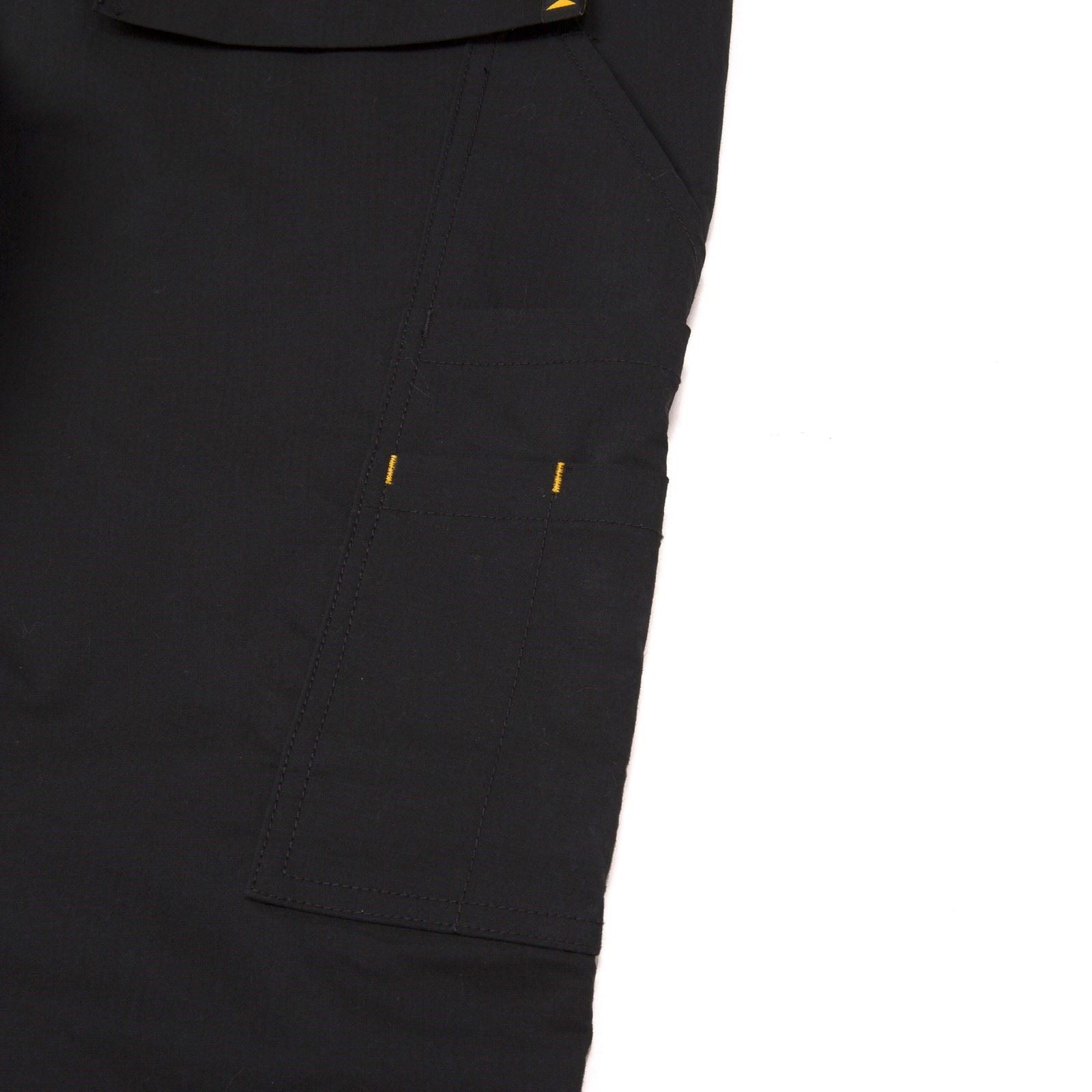 Caterpillar Nexus Knee Pocket Stretch Pantalons Noirs En Coton Pour Hommes - Extérieur
