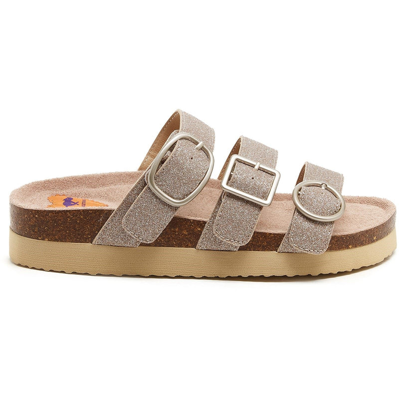 Rocket Dog Astor Glenn Glitter Sandales En Or Pour Femmes En Tissu