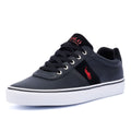 Ralph Lauren Hanford III Baskets Noires En Cuir Pour Hommes