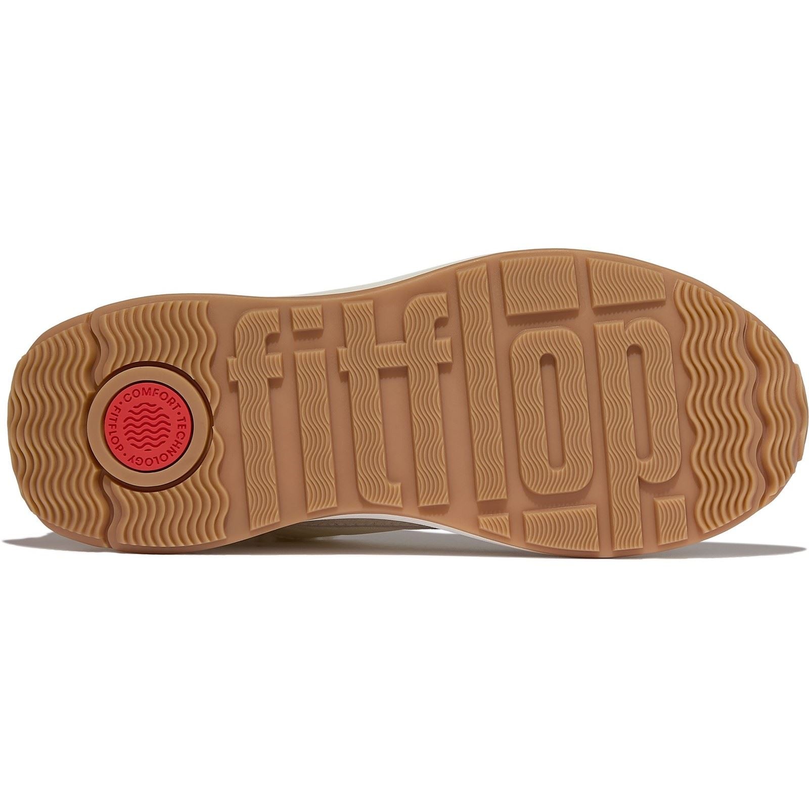 Fitflop F-Mode Flow Sneakers Mélange Crème Suede Femme