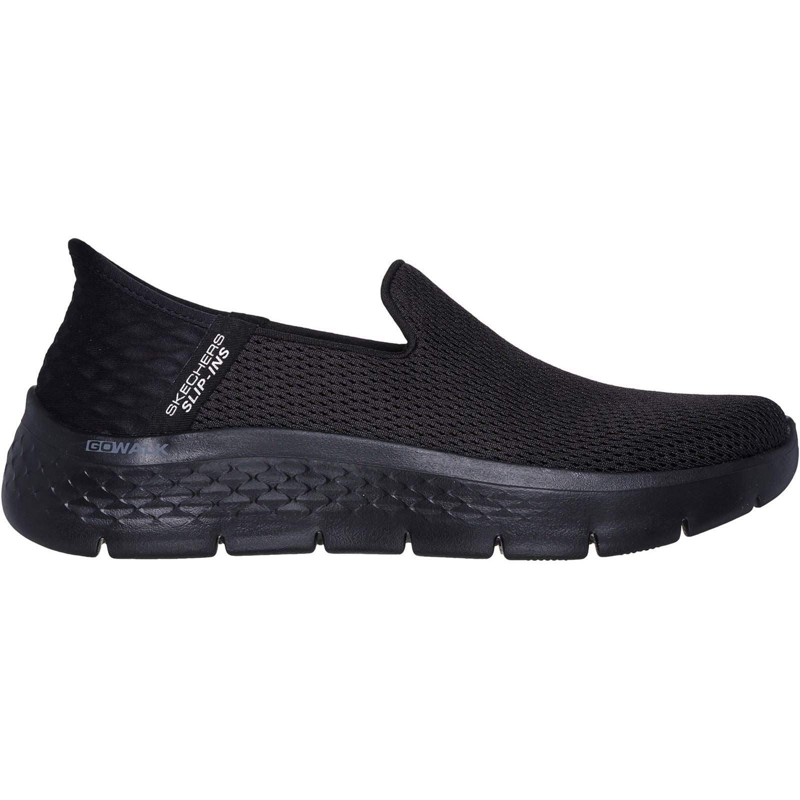 Skechers Go Walk Flex Relish Sneakers Noires Pour Femmes En Textile