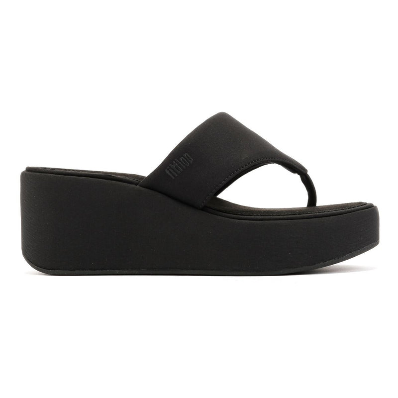 FitFlop Platfforms Wedge Sandales Noires Pour Femmes