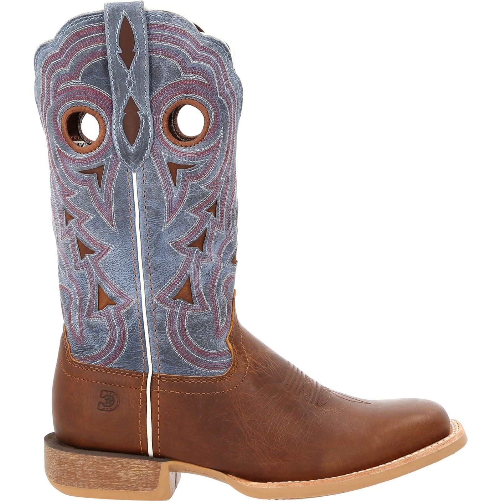 Durango Lady Rebel Pro Bottes En Cuir Pour Femmes Couleur Marron Doré/pervenche