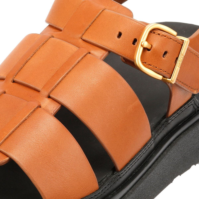 FitFlop GEN-FF Fisherman Sandales En Cuir Pour Femmes, Marron