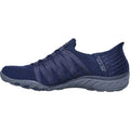 Skechers Breathe-Easy - Roll-With-Me Sneakers En Toile Pour Femmes De Couleur Marine