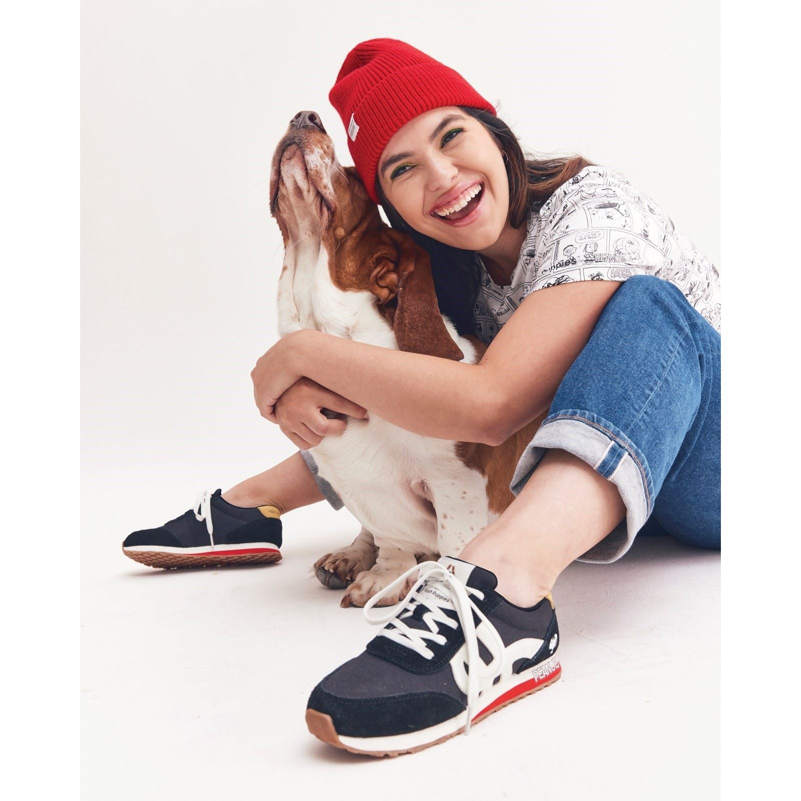 Hush Puppies SEVENTY8 Peanuts Chaussures De Sport Pour Femmes En Cuir De Cacahuète