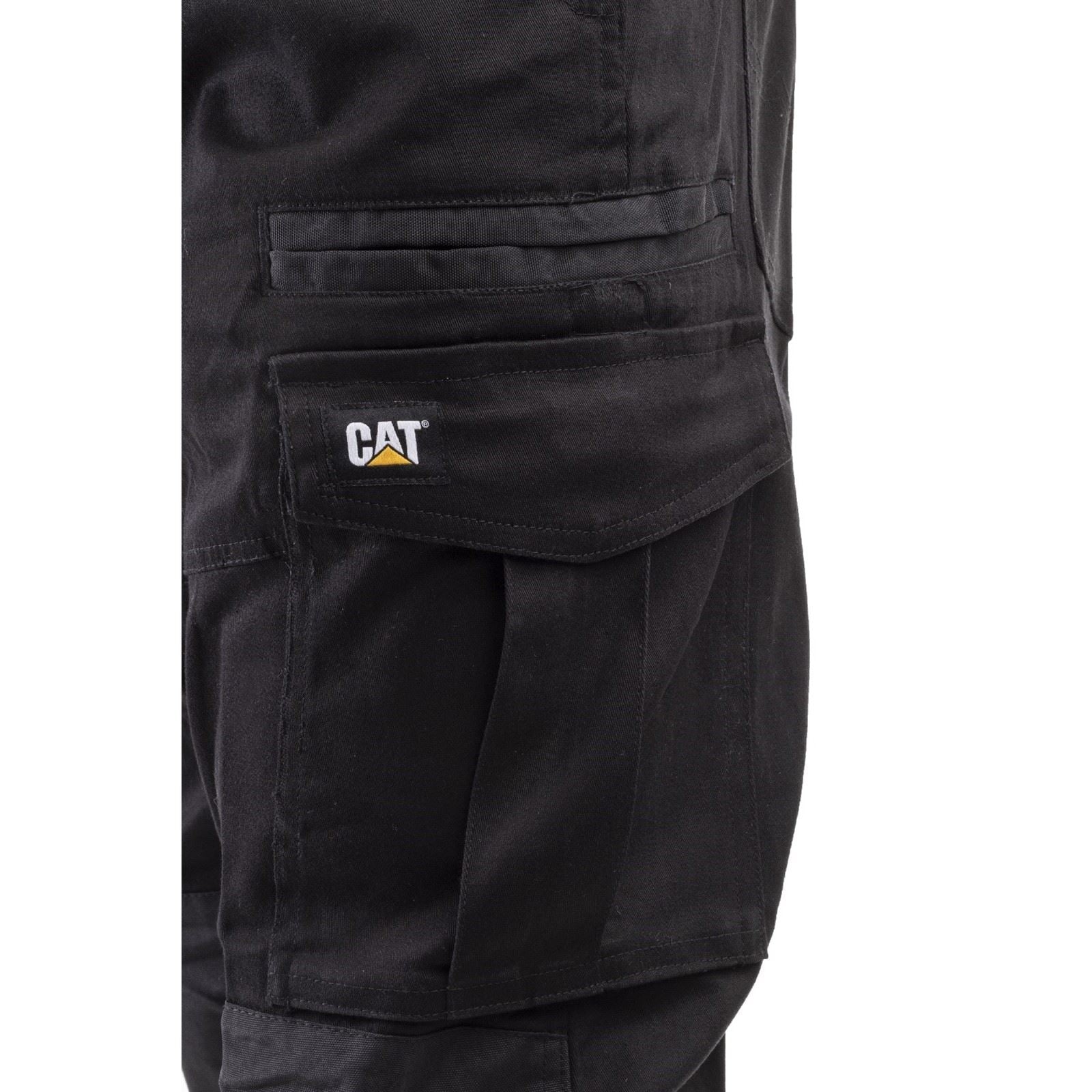 Caterpillar Dynamic Pantalons Noirs En Coton Pour Hommes - Extérieur