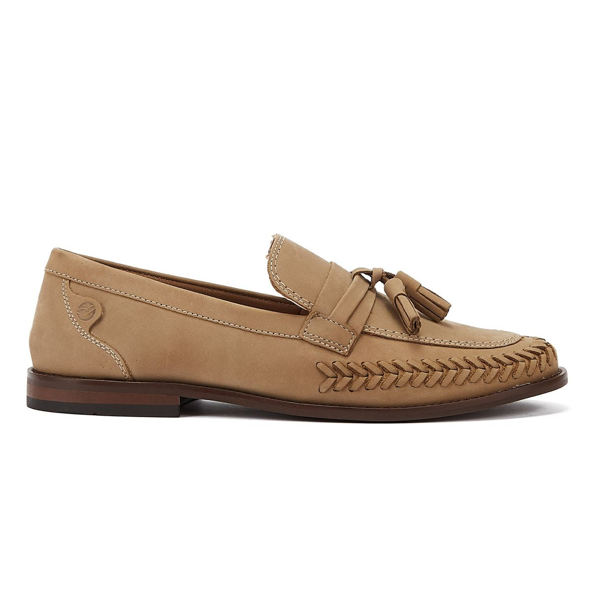 H By Hudson Haldon Mocassins En Daim Taupe Pour Hommes Taupe Décontracté
