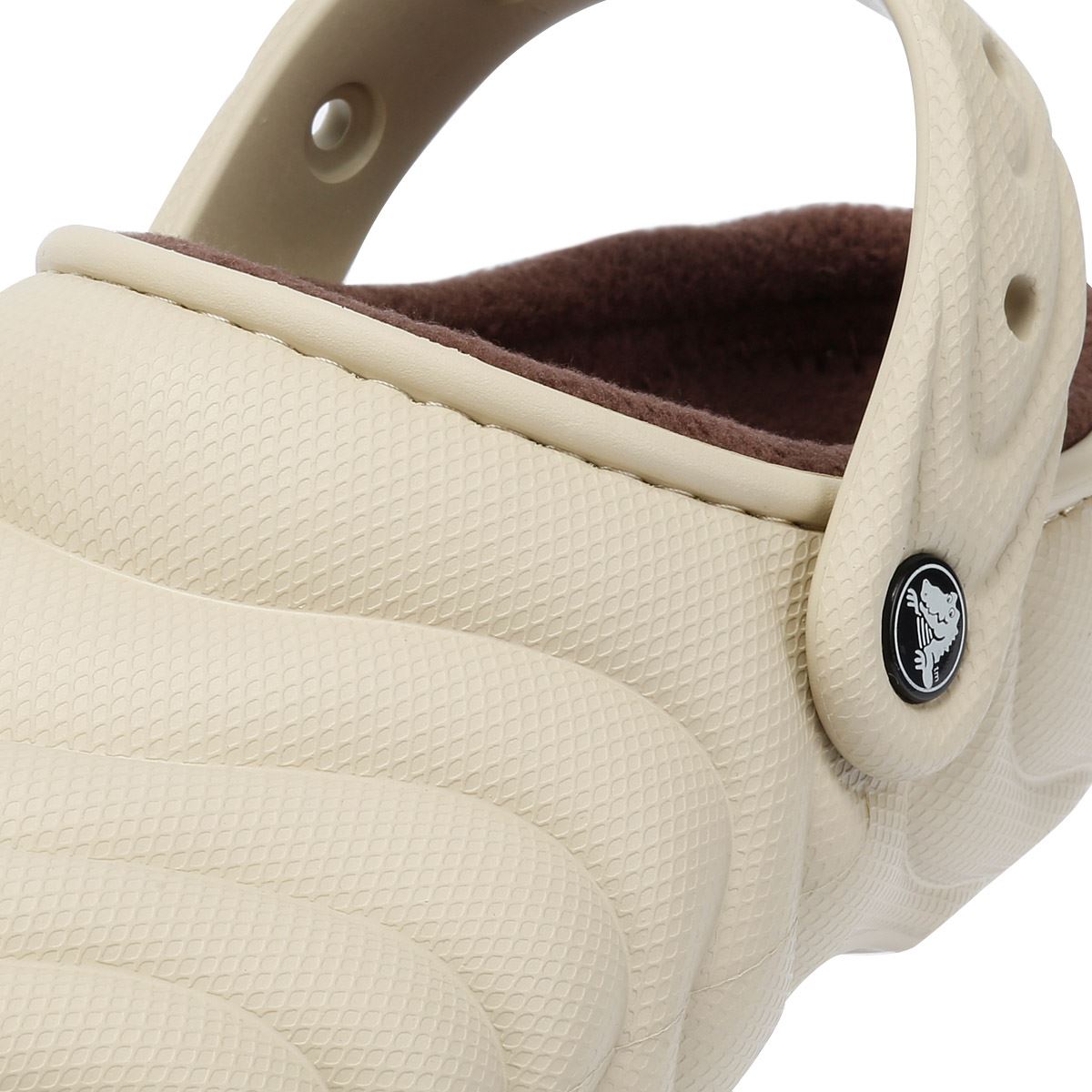 Crocs Classic Lined Overpuff Chaussures Beige Pour Femmes