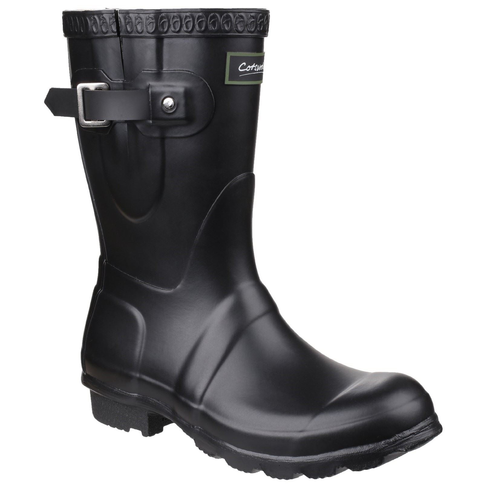 Cotswold Windsor Bottes En Caoutchouc Noires Pour Femmes