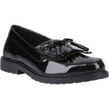 Hush Puppies Verity Kiltie Mocassins Noirs Pour Femmes En Cuir