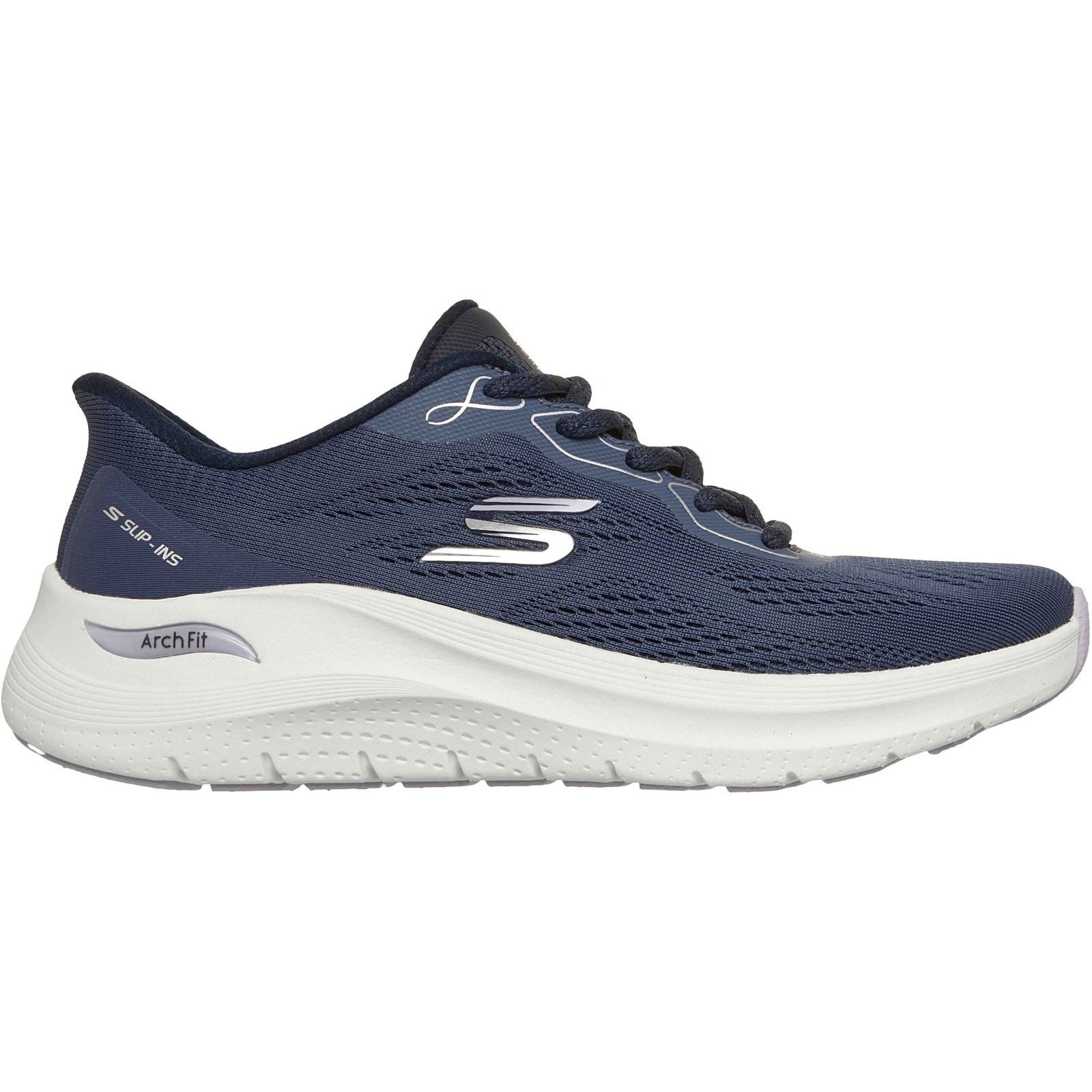 Skechers Arch Fit 2.0 Baskets Polyester Pour Femmes Marine