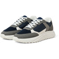 Jack & Jones Aspire Runner Baskets Pour Hommes En Polyuréthane Castlerock/Navy Blazer