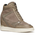 Geox D Maurica Baskets Femme Taupe Foncé