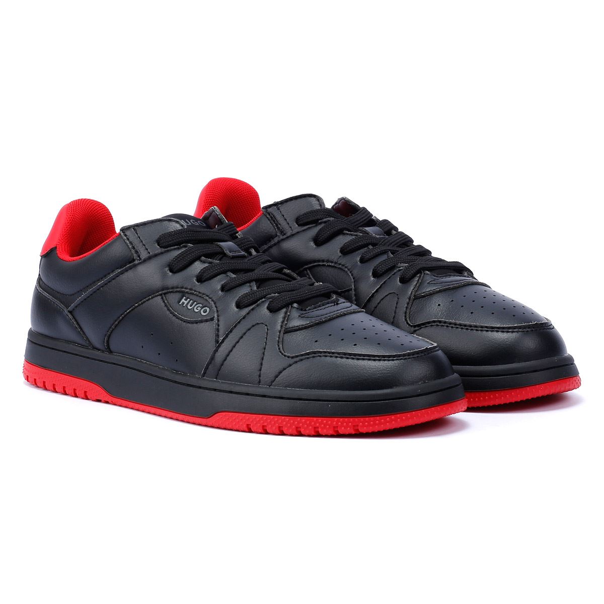 Hugo Hadrian Tennis Baskets Noires Pour Hommes