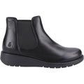 Hush Puppies Leonie Bottes En Cuir Noires Pour Femmes