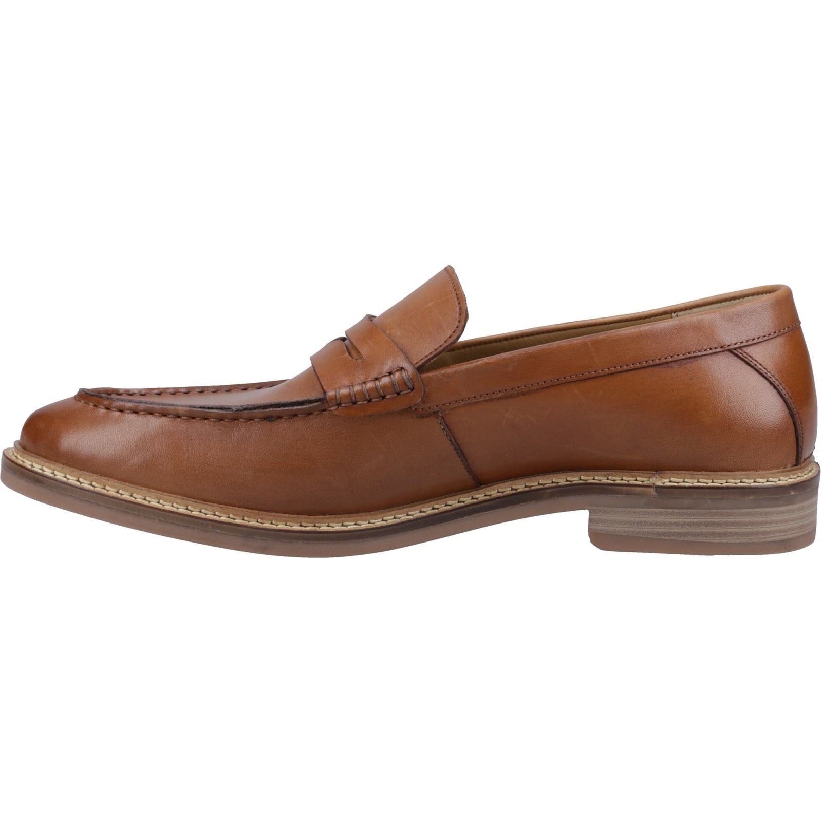 Hush Puppies Benedict Mocassins Pour Hommes En Cuir Couleur Fauve