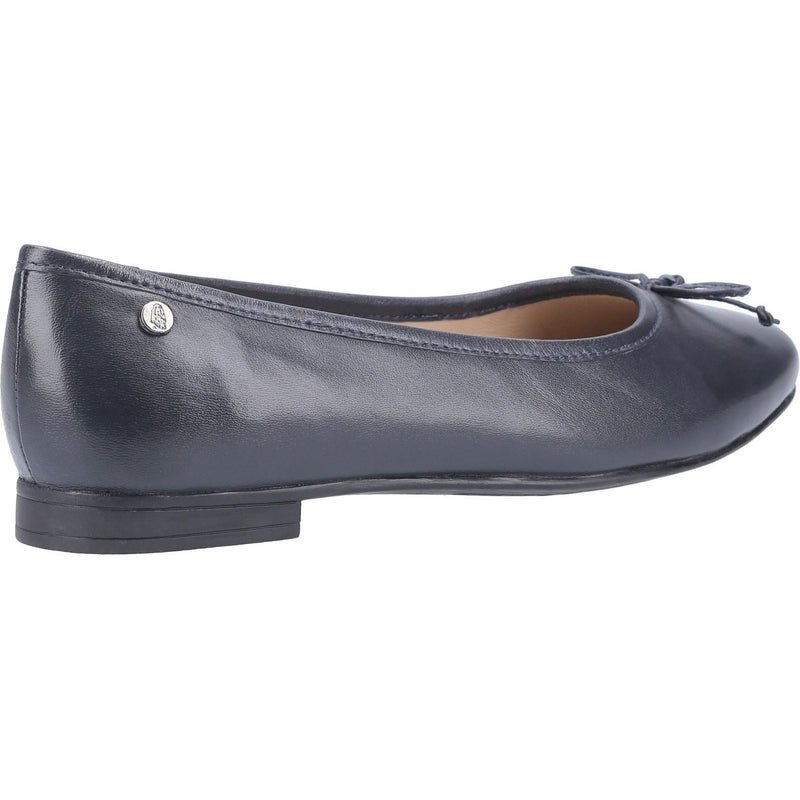 Hush Puppies Naomi Appartements Plats En Cuir Pour Femmes De Couleur Marine