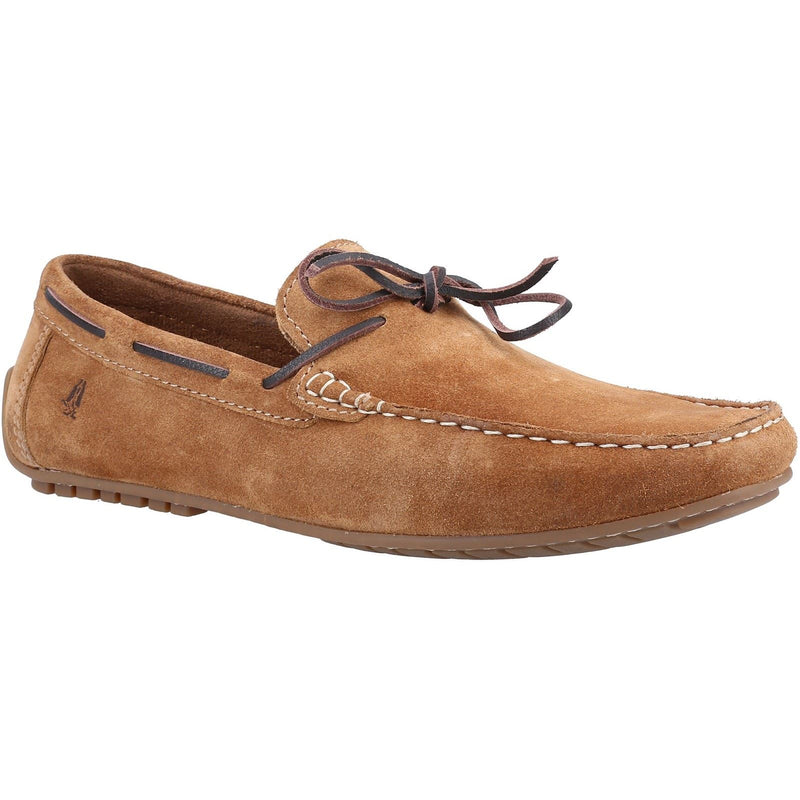 Hush Puppies Reuben Chaussures Bateau Pour Homme En Daim Couleur Tan
