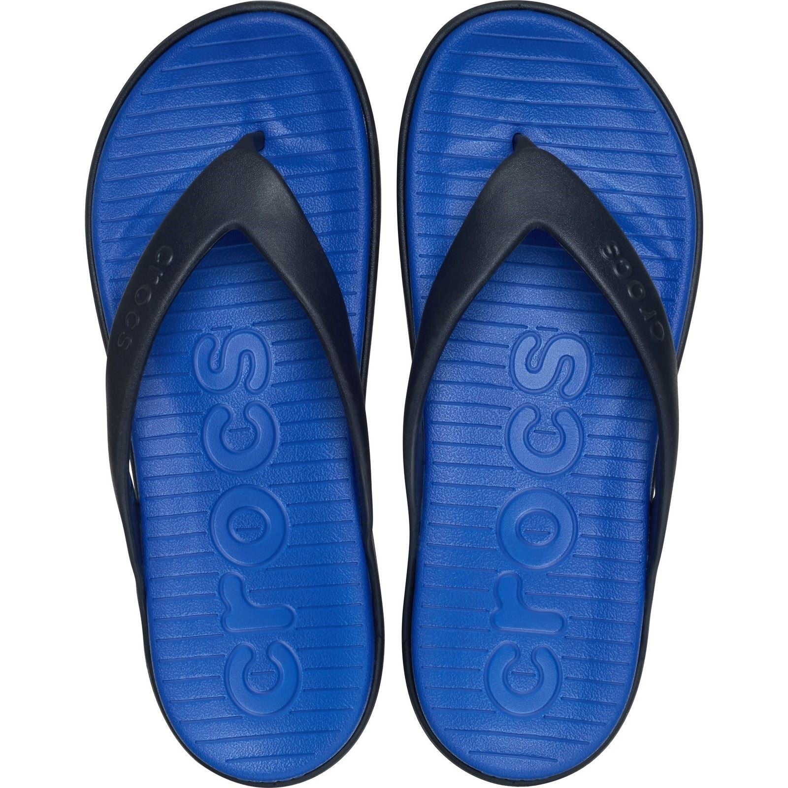 Crocs Coast Flip Tongs En Polyuréthane Pour Hommes Bleues/Marine