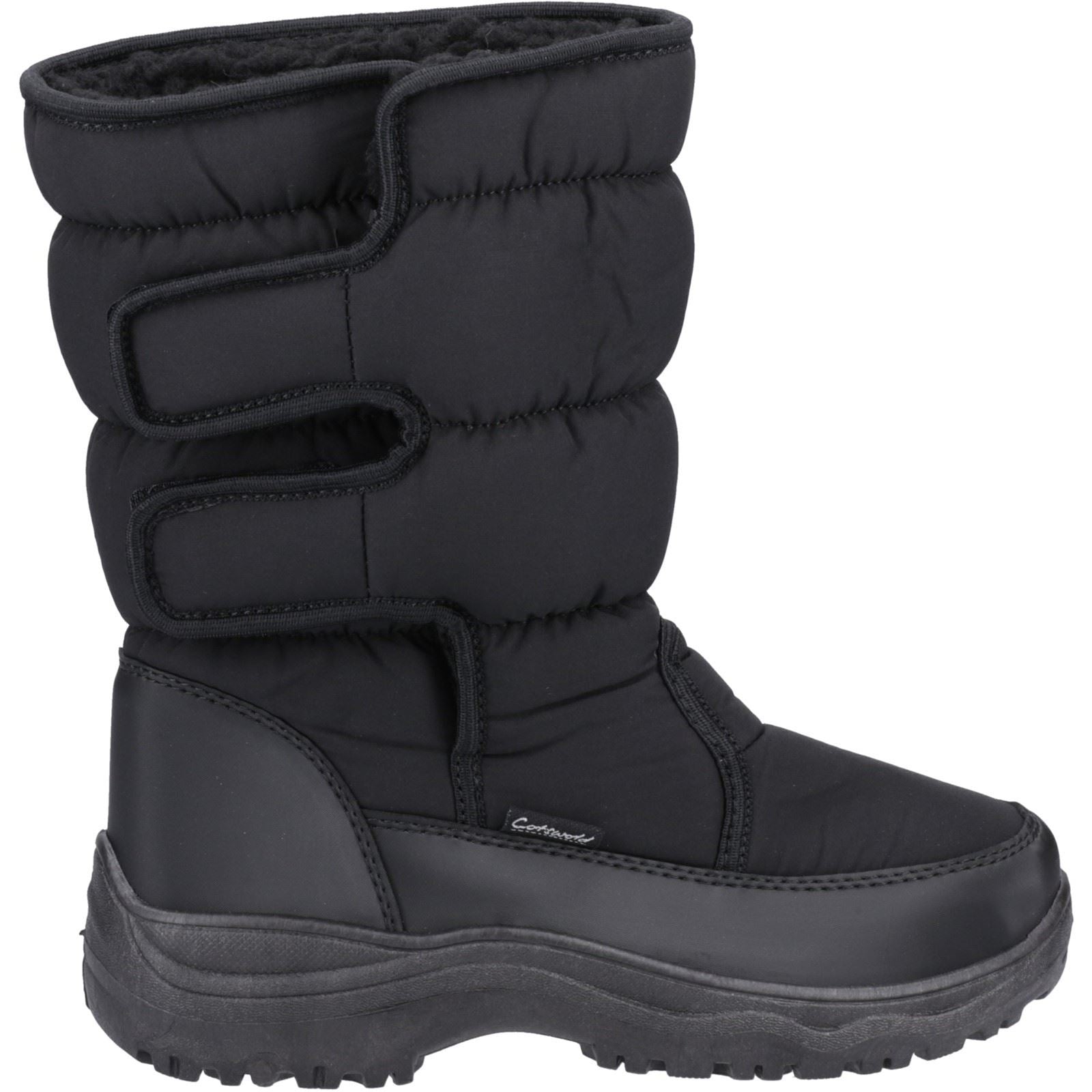 Cotswold Welland Chaussures Mi-mollet D'hiver Noires Pour Femmes