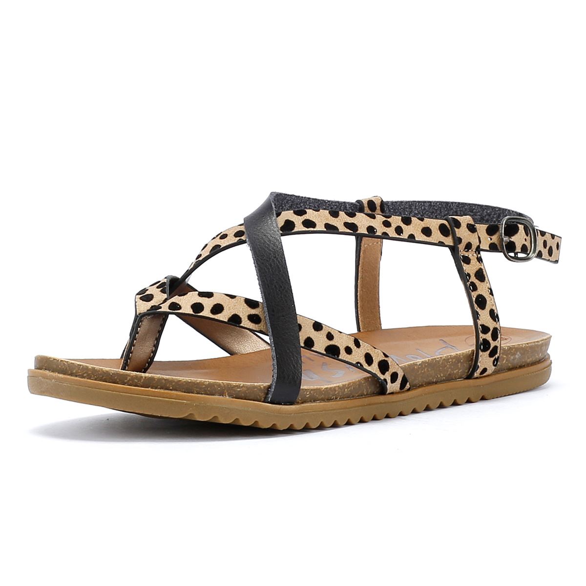 Blowfish Malibu Mirenda Sandales Léopard Pour Femmes