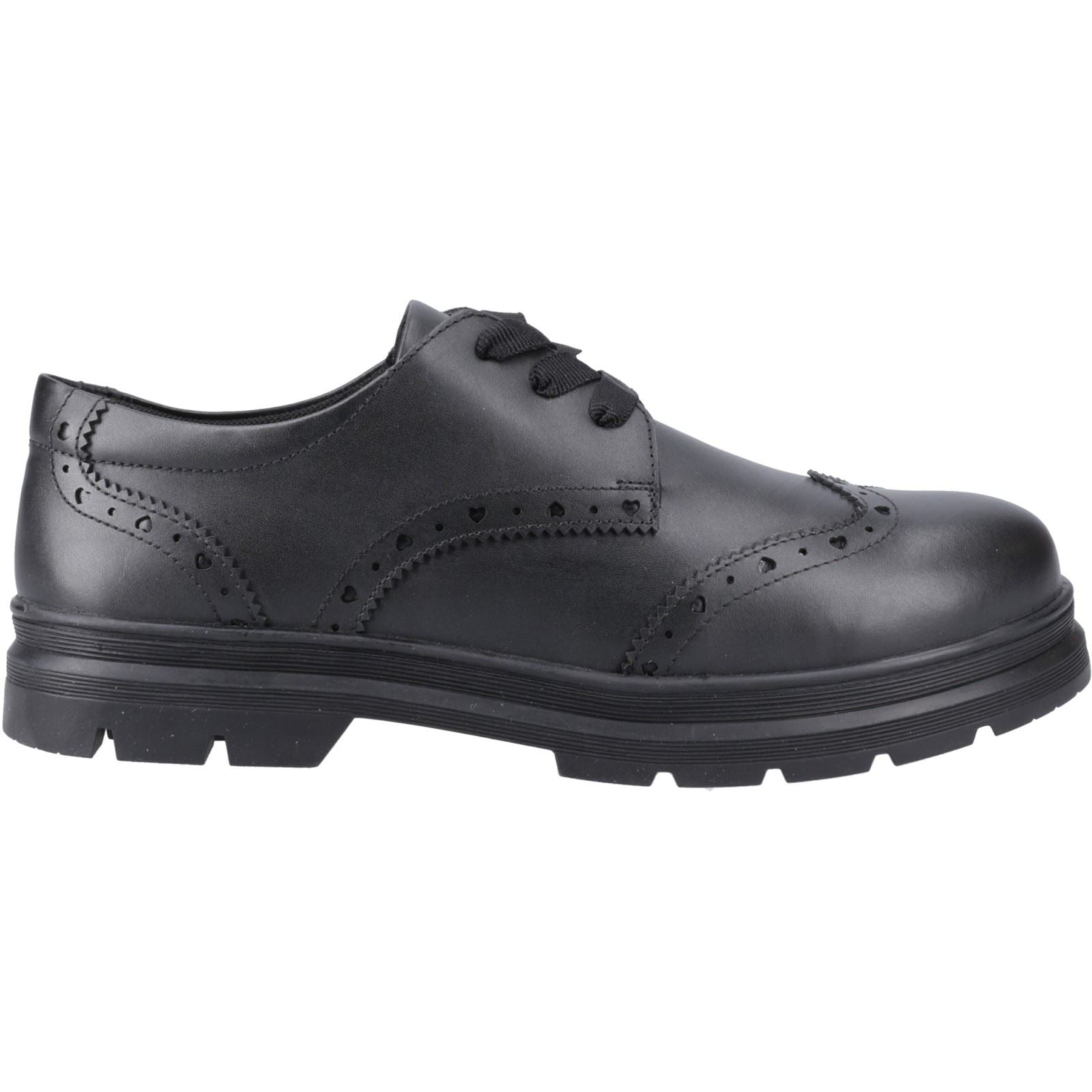 Pod Fiona Chaussures Noires Pour Filles En Cuir