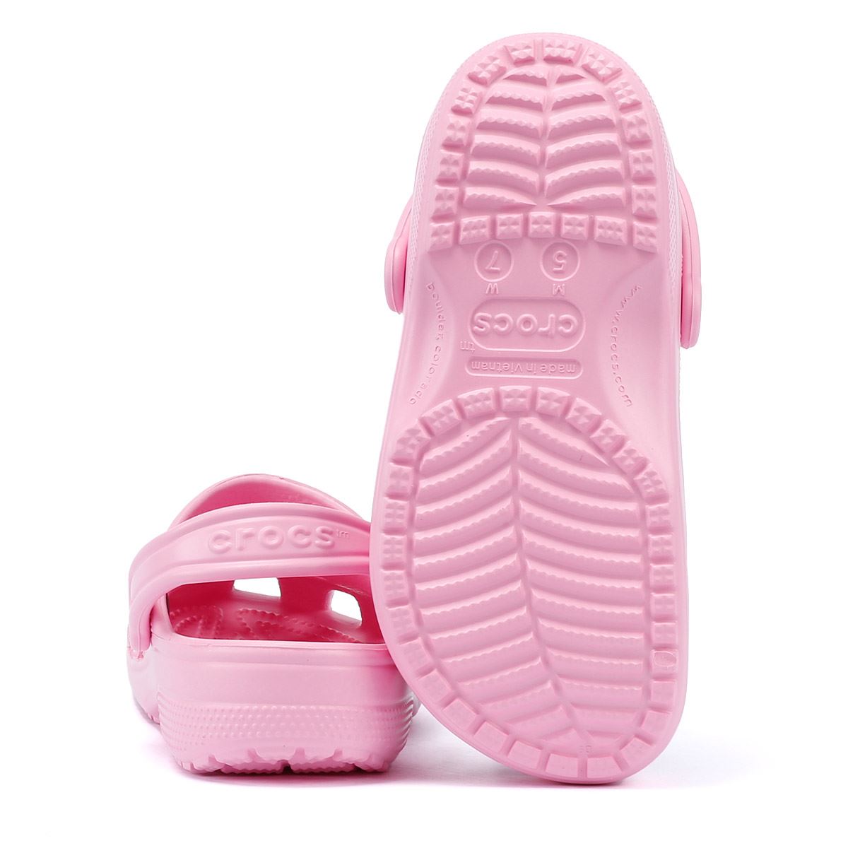 Crocs Classic Sabots En Tweed Rose Pour Femmes