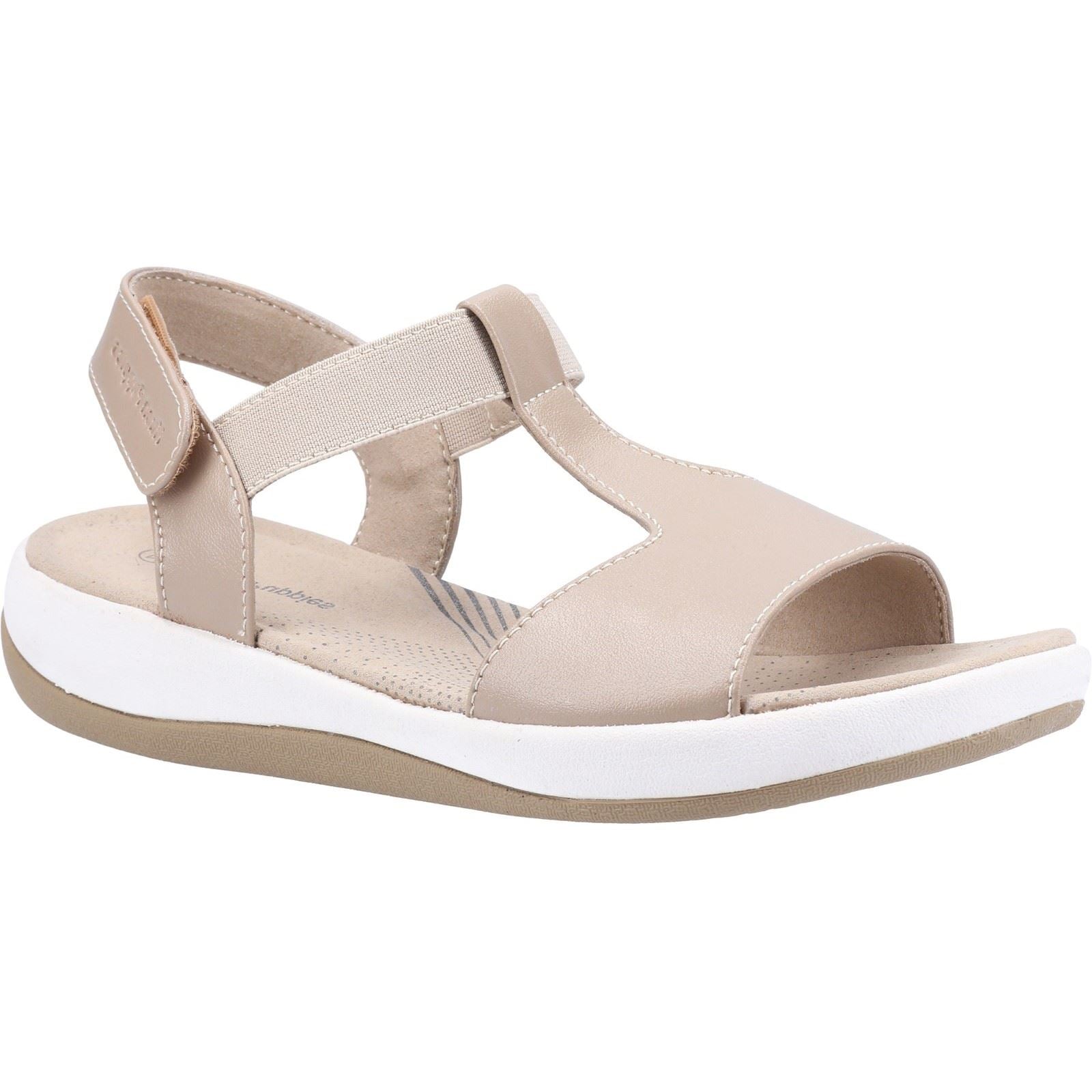 Hush Puppies Sylvie Sandales Pour Femmes En Cuir Taupe