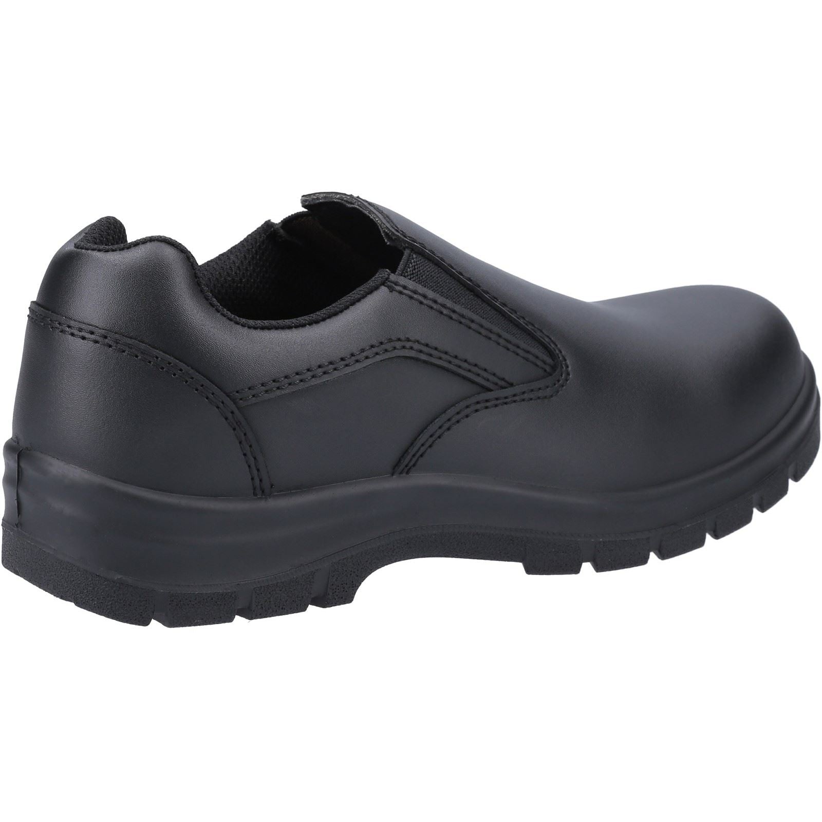 Amblers Safety  Chaussures De Sécurité Noires En Cuir Pour Femmes As716C