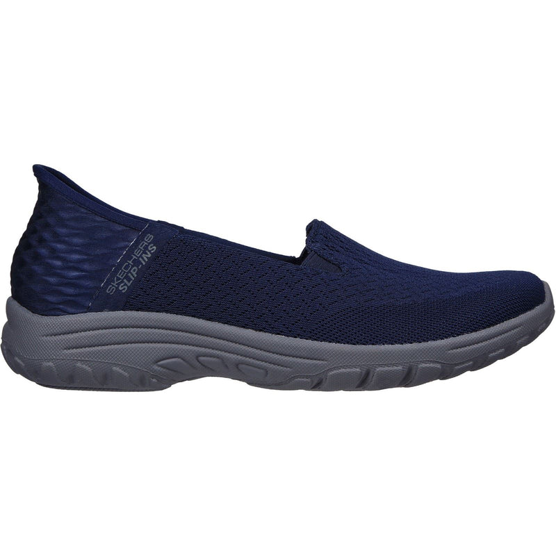 Skechers Reggae Fest 2.0 Guiding Baskets En Polyester Pour Femme, Couleur Marine