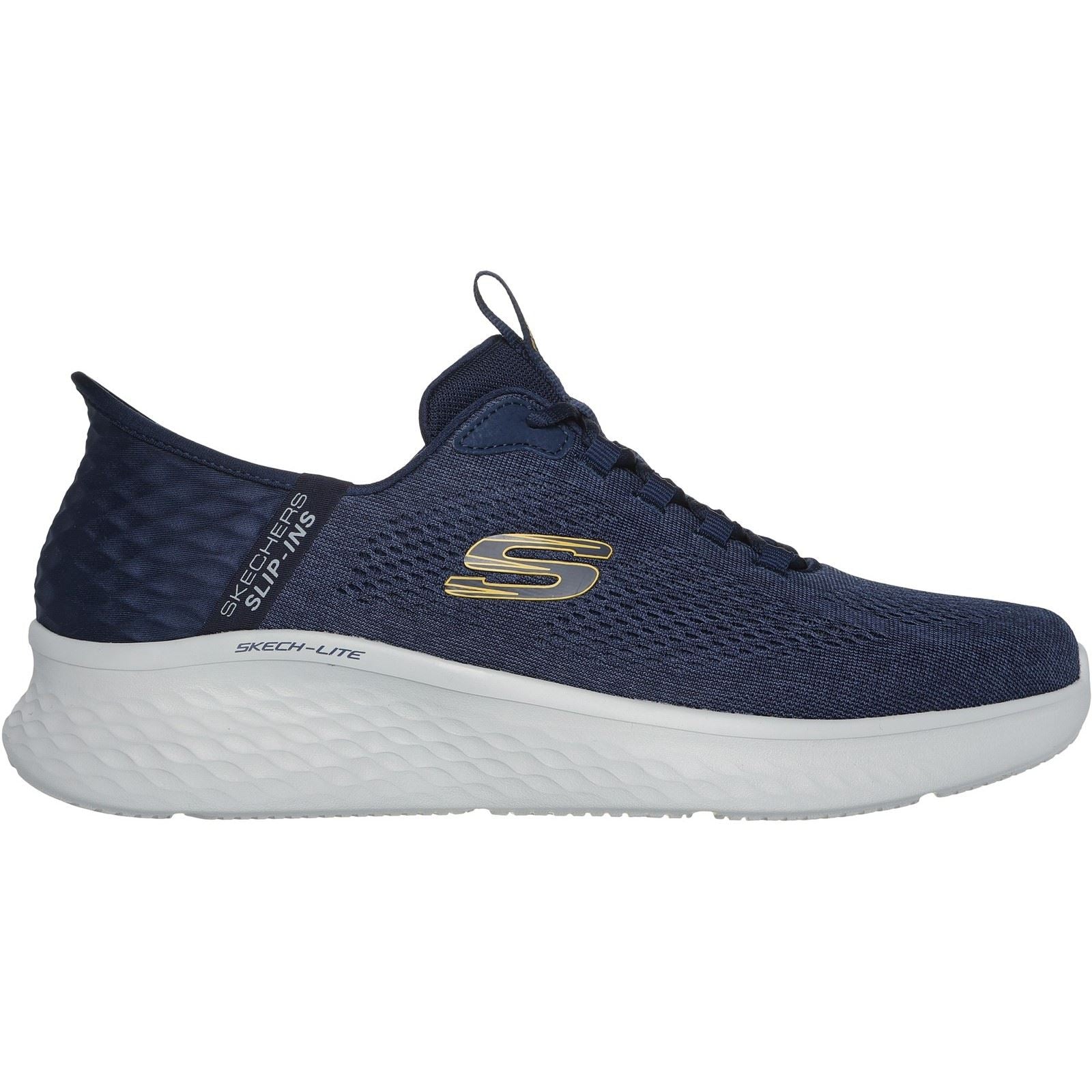 Skechers Skech-Lite Pro Primebase Chaussures De Sport Bleues/Jaunes Pour Hommes