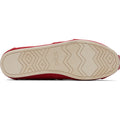 TOMS Alpargata Espadrilles Pour Hommes En Coton 100% Rouge