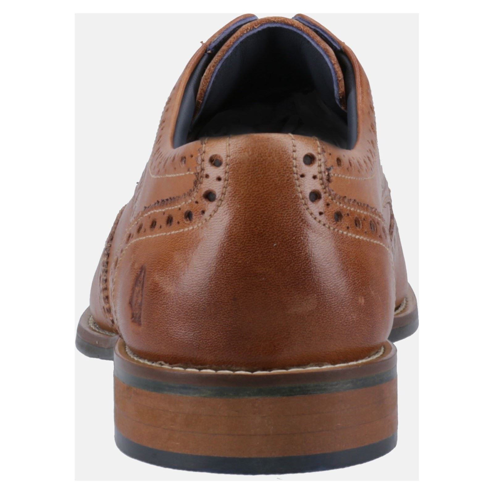 Hush Puppies Dustin Brogue Chaussures Richelieu Homme En Cuir Marron Clair