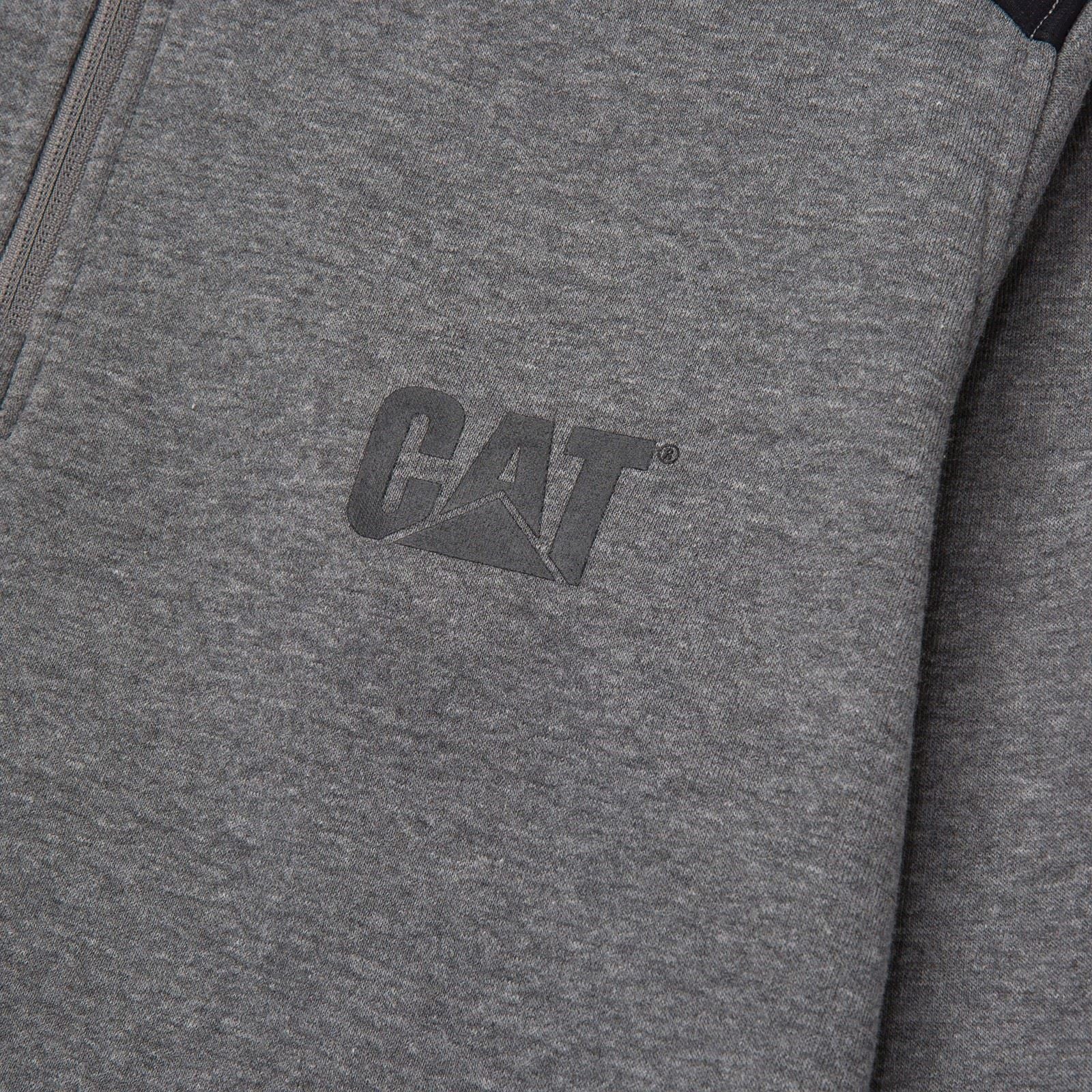 Caterpillar Essential 1/4 Zip Sweatshirt Gris En Polyester Pour Homme