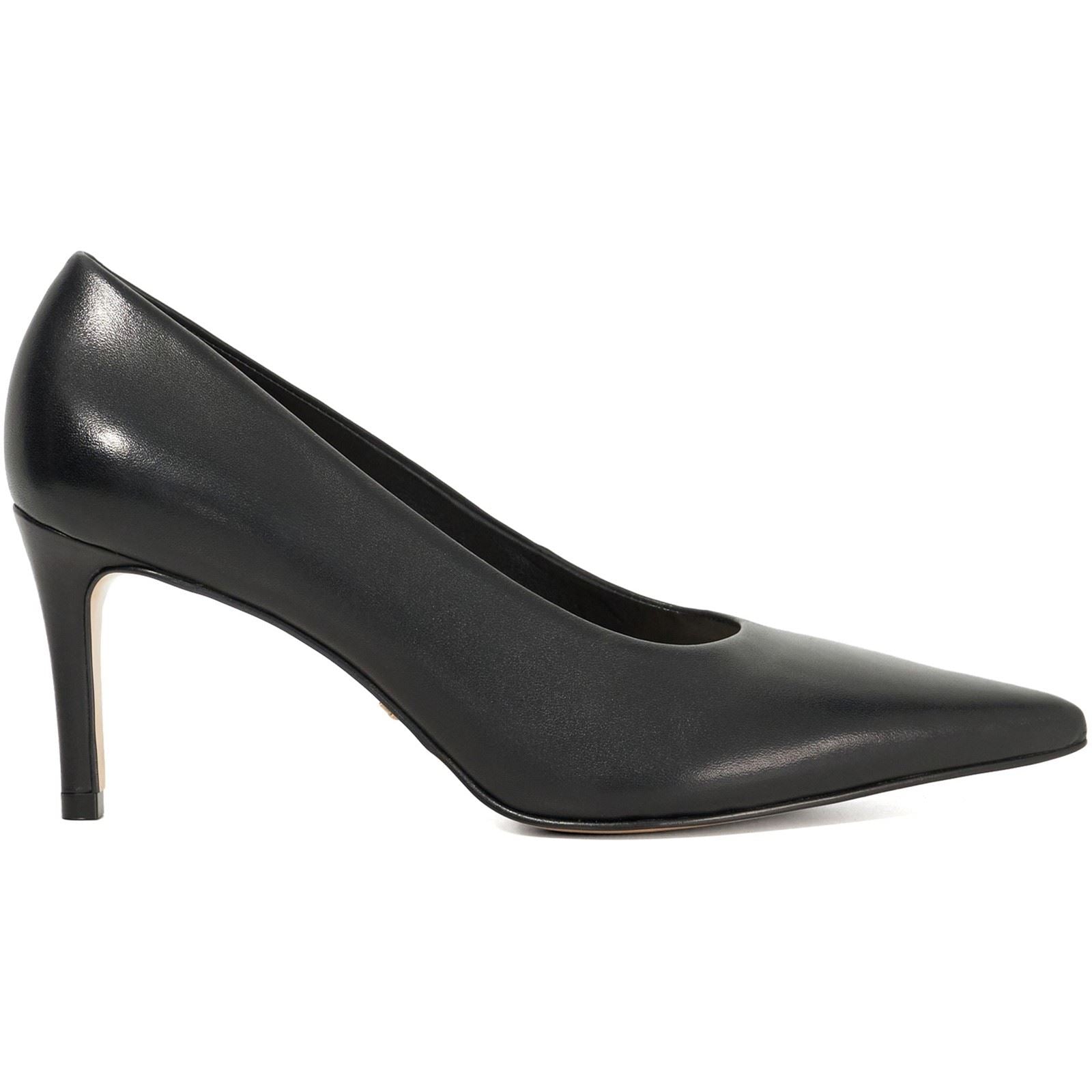 Dune Aspiring Chaussures Noires Pour Femmes En Cuir