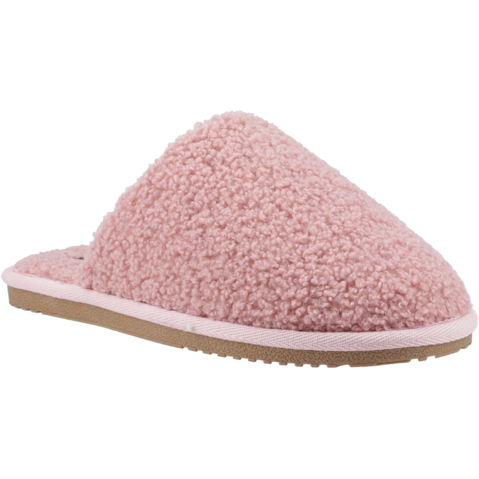 Hush Puppies Joanna Chaussons Roses Pour Femme En Textile