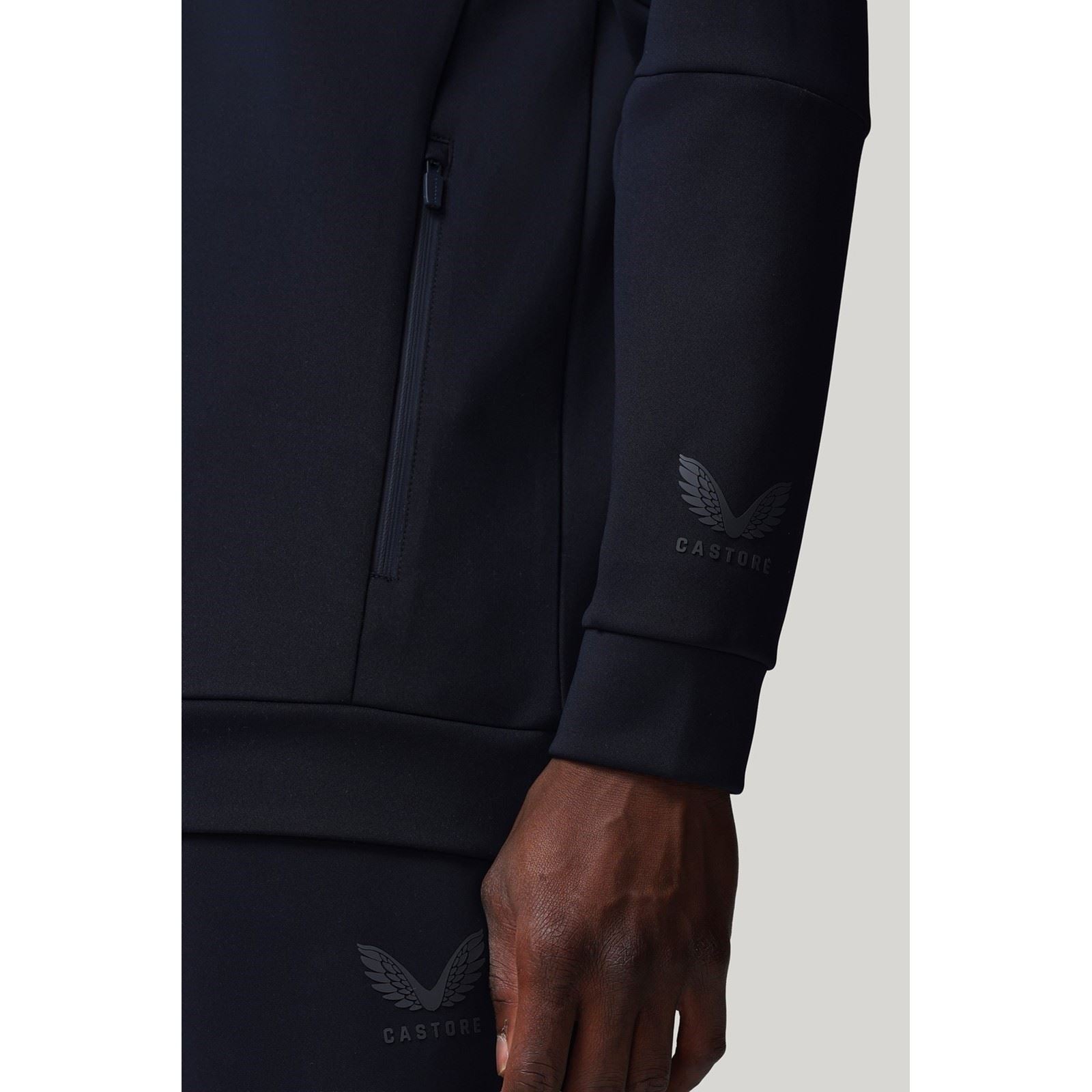 Castore Flex 1/4 Zip Sweatshirt Bleu Pour Homme