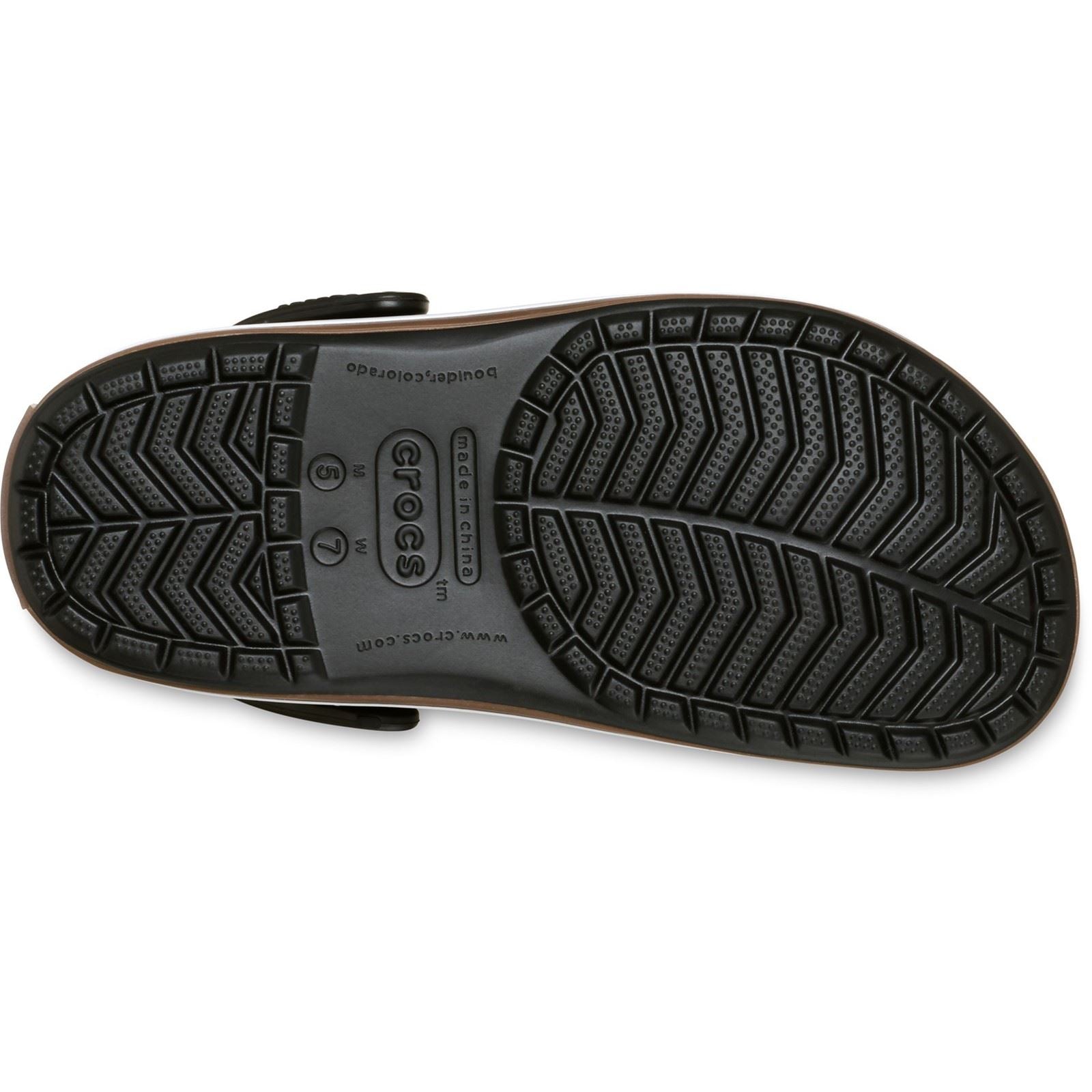 Crocs Crocband Gum Sabots Noirs Eva Pour Hommes