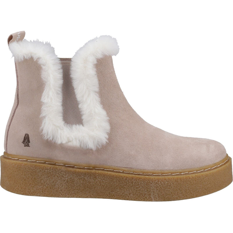 Hush Puppies Bella Bottes Plates Chelsea Pour Femmes En Daim Nude