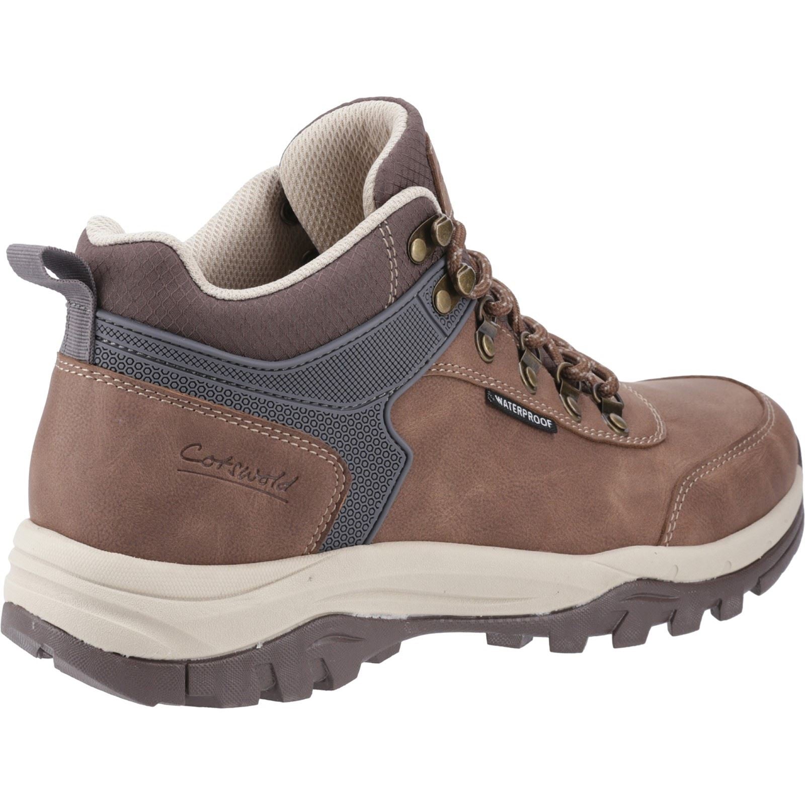 Cotswold Overbury Bottes De Randonnée Pour Hommes En Polyuréthane Marron